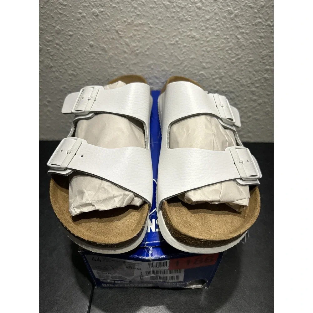 Birkenstock Arizona PROF Leather White EU 44 US M 11 Men